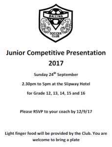 2017 Junior Presentation Flyer