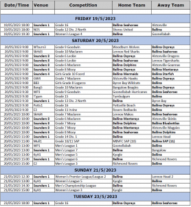 19-23May Draw